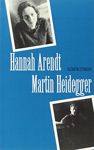 9780300072549: Hannah Arendt/Martin Heidegger