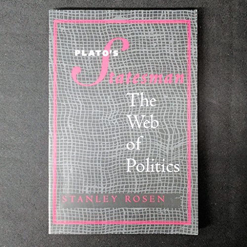 Imagen de archivo de Plato's "Statesman": The Web of Politics a la venta por HPB-Red