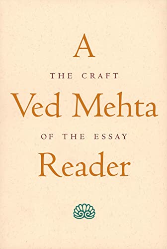 Beispielbild fr A Ved Mehta Reader : The Craft of the Essay zum Verkauf von Better World Books