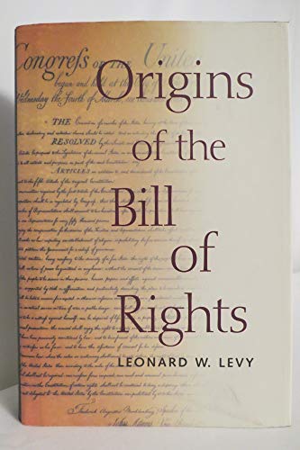Imagen de archivo de Origins of the Bill of Rights a la venta por Better World Books