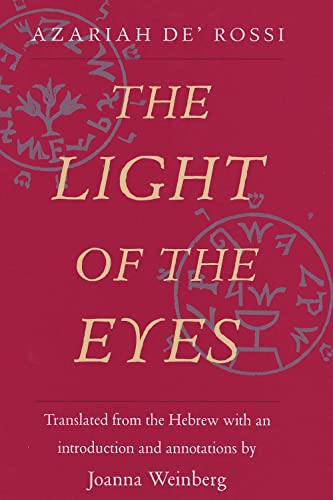 Stock image for The Light of the Eyes (Yale Judaica Series) for sale by Revaluation Books