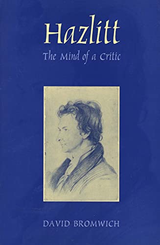 Imagen de archivo de Hazlitt  " The Mind of a Critic a la venta por WorldofBooks