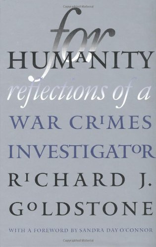 Imagen de archivo de For Humanity: Reflections of a War Crimes Investigator (Castle Lectures Series) (First Edition) a la venta por Dan Pope Books