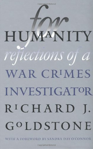 Stock image for For Humanity: Reflections of a War Crimes Investigator (Castle Lectures Series) (First Edition) for sale by Dan Pope Books