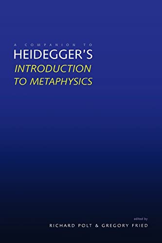 Stock image for A Companion to Heidegger's Introduction to Metaphysics for sale by Better World Books