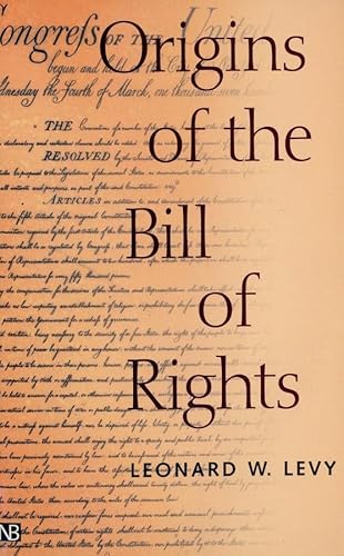 Beispielbild fr Origins of the Bill of Rights zum Verkauf von Better World Books