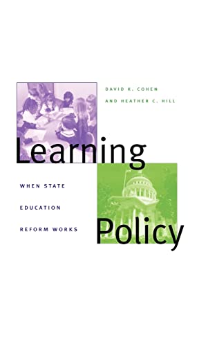 Beispielbild fr Learning Policy: When State Education Reform Works zum Verkauf von BooksRun