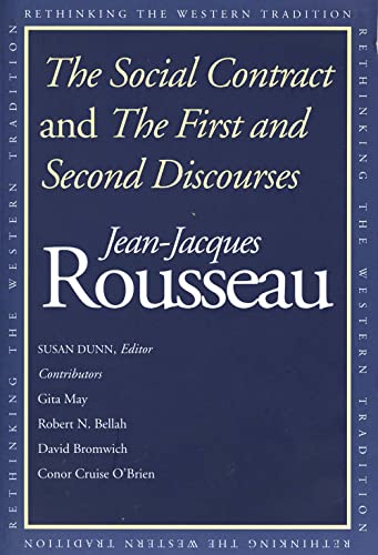 Beispielbild fr The Social Contract & the First & Second Discourses: And, the First and Second Discourses (Rethinking the Western Tradition) zum Verkauf von WorldofBooks