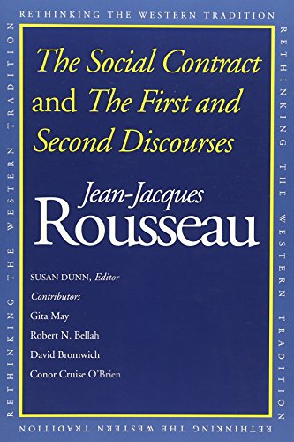 9780300091410: The Social Contract and The First and Second Discourses (Rethinking the Western Tradition)