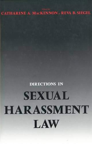 Stock image for Directions in Sexual Harassment Law for sale by Better World Books