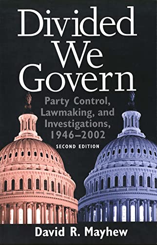 Beispielbild fr Divided We Govern : Party Control, Lawmaking, and Investigations, 1946-2002, Second Edition zum Verkauf von Better World Books