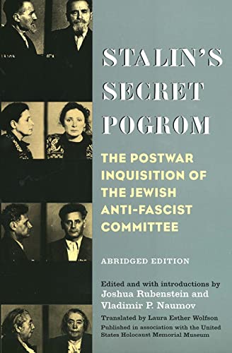 Imagen de archivo de Stalin's Secret Pogrom : The Postwar Inquisition of the Jewish Anti-Fascist Committee a la venta por Better World Books