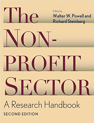 Imagen de archivo de The Nonprofit Sector (Research Handbook) a la venta por HPB-Red