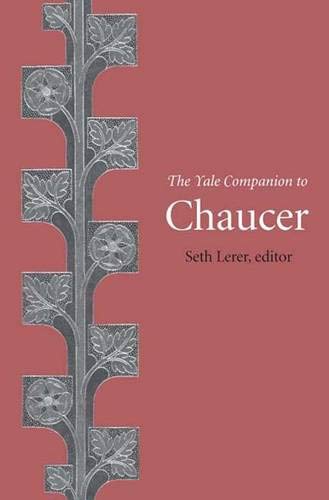 Imagen de archivo de The Yale Companion to Chaucer a la venta por HPB-Ruby