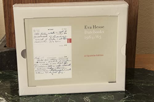 Datebooks, 1964/65: A Facsimile Edition (9780300111095) by Hesse, Eva