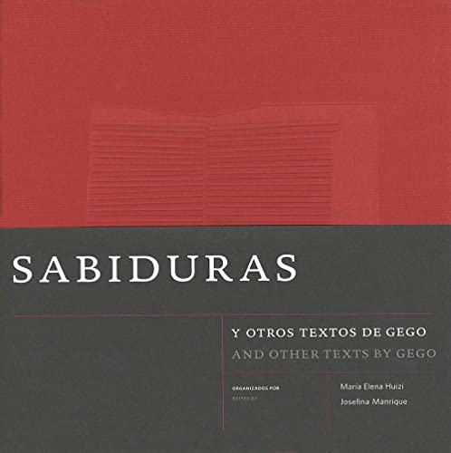 Imagen de archivo de Sabiduras and Other Texts by Gego a la venta por Powell's Bookstores Chicago, ABAA