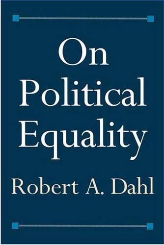 Imagen de archivo de On Political Equality a la venta por Better World Books