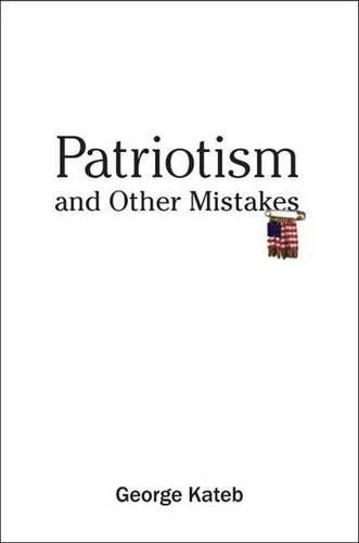 Imagen de archivo de Patriotism and Other Mistakes a la venta por ThriftBooks-Atlanta