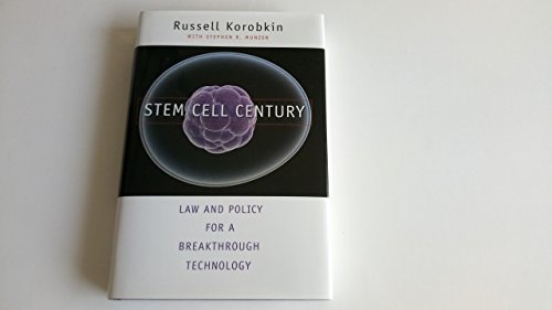 Stock image for Stem Cell Century : Law and Policy for a Breakthrough Technology for sale by Better World Books: West