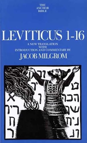 9780300139402: Leviticus 1-16: A New Translation with Introduction and Commentary: 03 (The Anchor Yale Bible Commentaries)