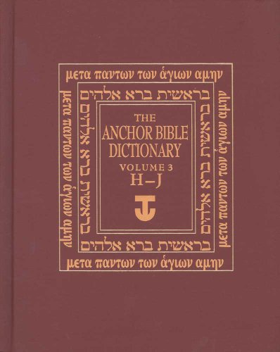 Stock image for The Anchor Bible Dictionary: H-j: Vol 3 for sale by Revaluation Books
