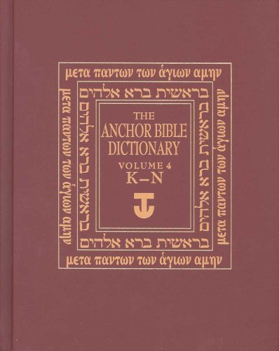 9780300140040: The Anchor Yale Bible Dictionary, K-N: Volume 4: 04