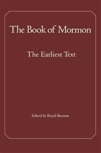 Beispielbild fr The Book of Mormon: The Earliest Text zum Verkauf von ZBK Books