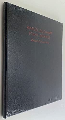 Stock image for Manual of Instructions   Revised Edition   Etant Donnes: 1 La Chute D'eau, 2 Le Gaz D'eclairage for sale by Revaluation Books