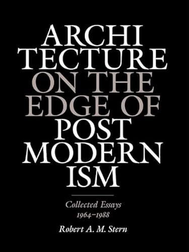 Stock image for Architecture on the Edge of Postmodernism: Collected Essays, 1964-1988 for sale by PlumCircle