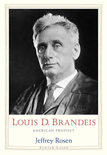 Imagen de archivo de Louis D. Brandeis: American Prophet (Jewish Lives) a la venta por SecondSale
