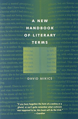 Stock image for A New Handbook of Literary Terms for sale by Better World Books