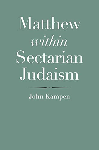 Stock image for Matthew within Sectarian Judaism (The Anchor Yale Bible Reference Library) for sale by SecondSale