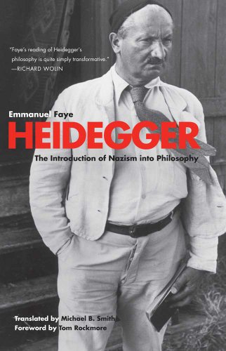 Beispielbild fr Heidegger: The Introduction of Nazism Into Philosophy in Light of the Unpublished Seminars of 1933-1935 zum Verkauf von ThriftBooks-Atlanta