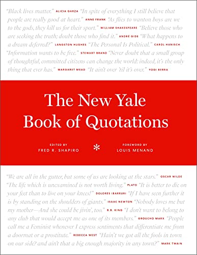 Stock image for The New Yale Book of Quotations for sale by Front Cover Books
