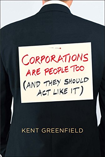 Imagen de archivo de Corporations Are People Too a la venta por Blackwell's