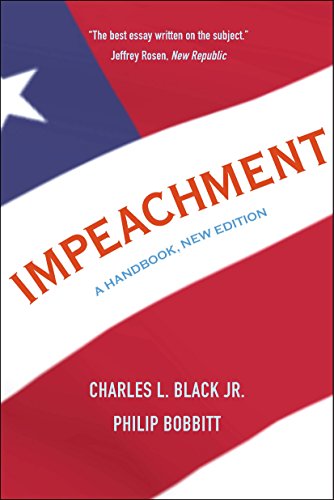 Stock image for Impeachment: A Handbook for sale by SecondSale