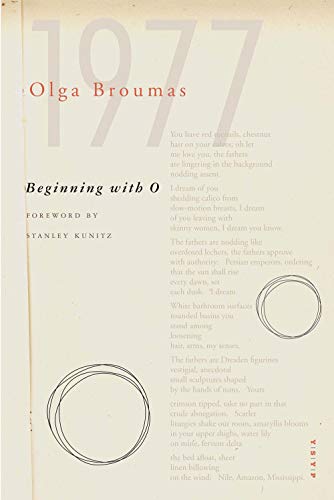 Stock image for Beginning with O (Yale Series of Younger Poets) for sale by HPB Inc.