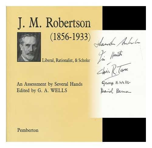 Beispielbild fr J M Robertson (1856-1933) zum Verkauf von Blackwell's