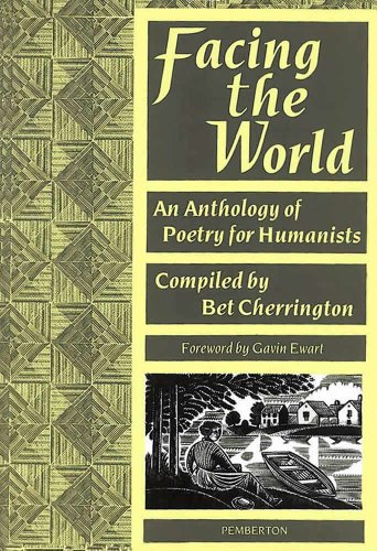 9780301880020: Facing the World: Anthology of Poetry for Humanists