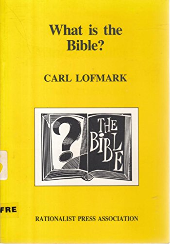 Beispielbild fr What is the Bible? zum Verkauf von HALCYON BOOKS