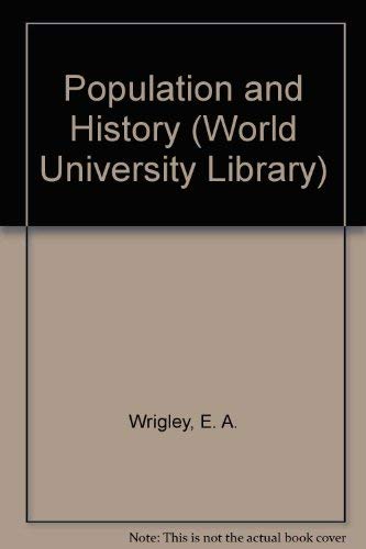 Stock image for Population and History (World University Library) for sale by gearbooks