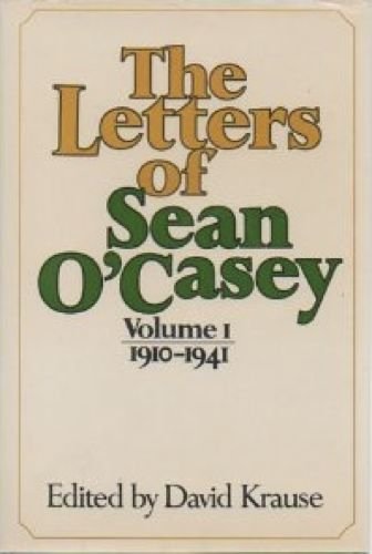 Stock image for Letters of Sean O'Casey Volume I 1910-1941 for sale by James F. Balsley, Bookseller