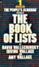 9780304299249: Book of Lists: v. 1