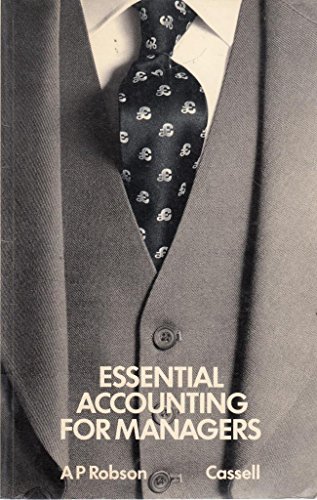 Stock image for Essential Accounting for Managers for sale by AwesomeBooks