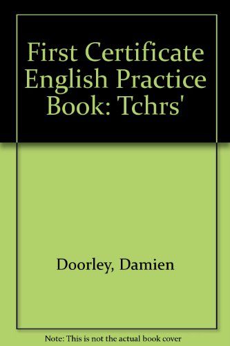 Approaching First Certificate: Teacher's Book (9780304312009) by Allsop, Jake