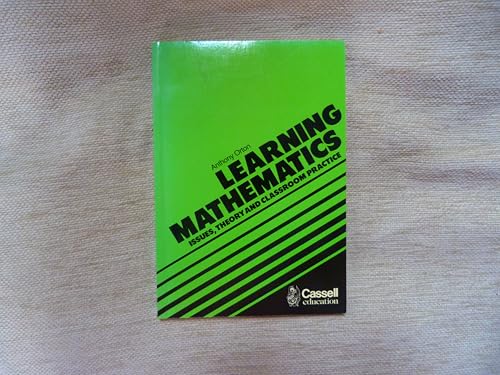 Imagen de archivo de Learning mathematics: Issues, theory, and classroom practice a la venta por Phatpocket Limited