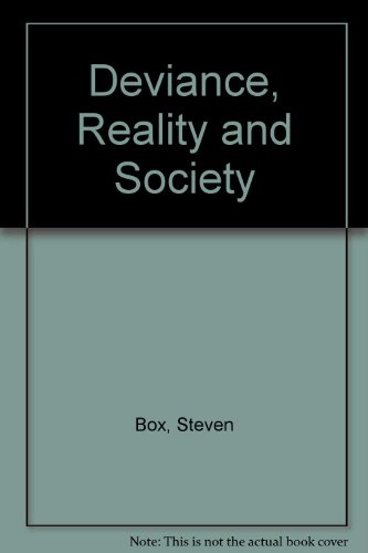 9780304314027: Deviance, Reality and Society