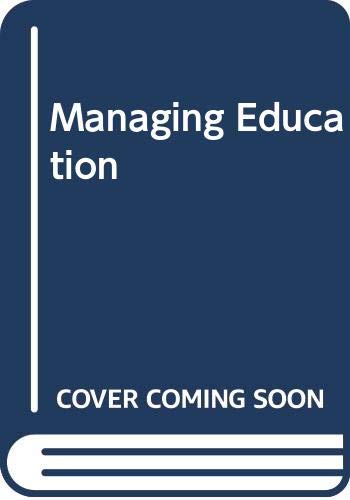 Managing Education (9780304314485) by Hughes, ALLEN