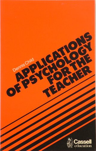 Beispielbild fr Applications of Psychology and the Teacher zum Verkauf von Reuseabook