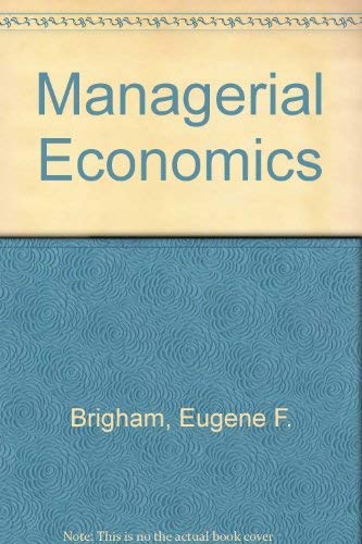 Stock image for Managerial Economics for sale by WorldofBooks